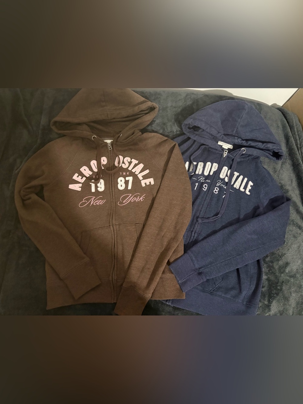 Bundle of 2 Aeropostale zip ups